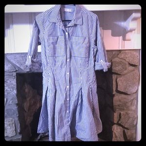 Michael Kors blue and white dress